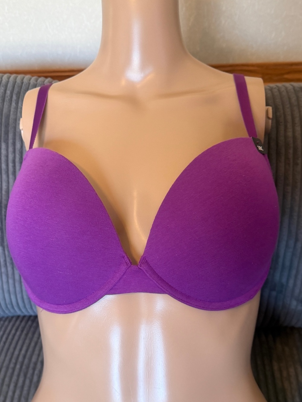 La SENZA Vibrant Purple Support Bra with Adjustable Straps